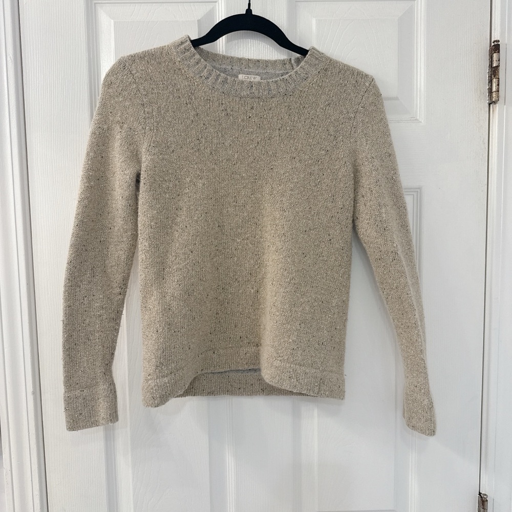 Vintage JCrew Metallic Lambswool Sweater